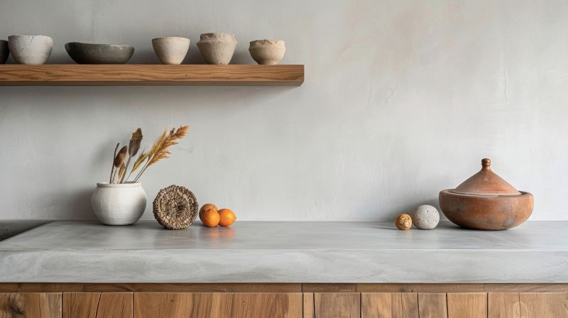 Cement Countertop Pouring in Marin County, CA